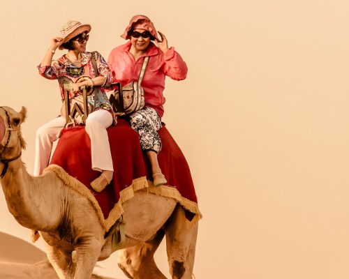 camel riding in Dubai