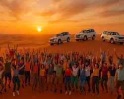 desert safari with dune bashing