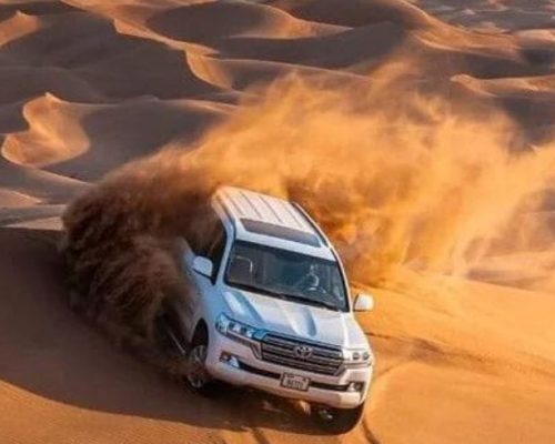 Morning Dune Bashing in Lahbab Desert
