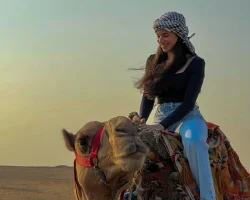 camel ride dubai with bbq